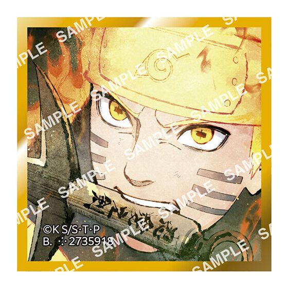 Naruto Shippuuden - Uzumaki Naruto - Gashapon - Mame Gacha Shikishi - Mame Gacha Shikishi Naruto Shippuuden Vol.2