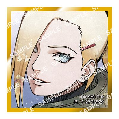 Naruto Shippuuden - Yamanaka Ino - Gashapon - Mame Gacha Shikishi - Mame Gacha Shikishi Naruto Shippuuden Vol.3