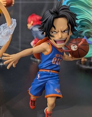 NBA - New York Knicks - One Piece - Portgas D. Ace - One Piece × NBA - World Collectable Figure - World Collectable Figure One Piece x NBA