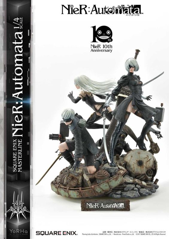 NieR: Automata - Pod 042 - Pod 153 - YoRHa No. 2 Type B - YoRHa No. 9 Type S - YoRHa Type A No.2 - Square Enix Masterline (SEM-01) - 1/4 (Prime 1 Studio, Square Enix)
