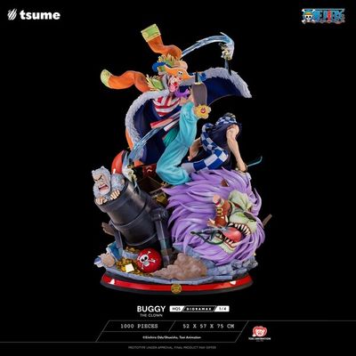 One Piece - Cabaji - Douke no Buggy - Mohji - Richie - HQS Dioramax - 1/4 (Tsume)